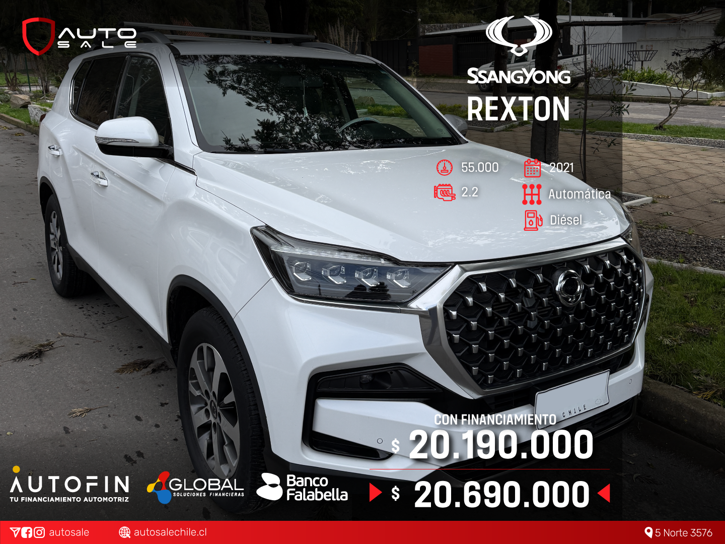 venta-autosale-2021-REXTON-SSANGYONG