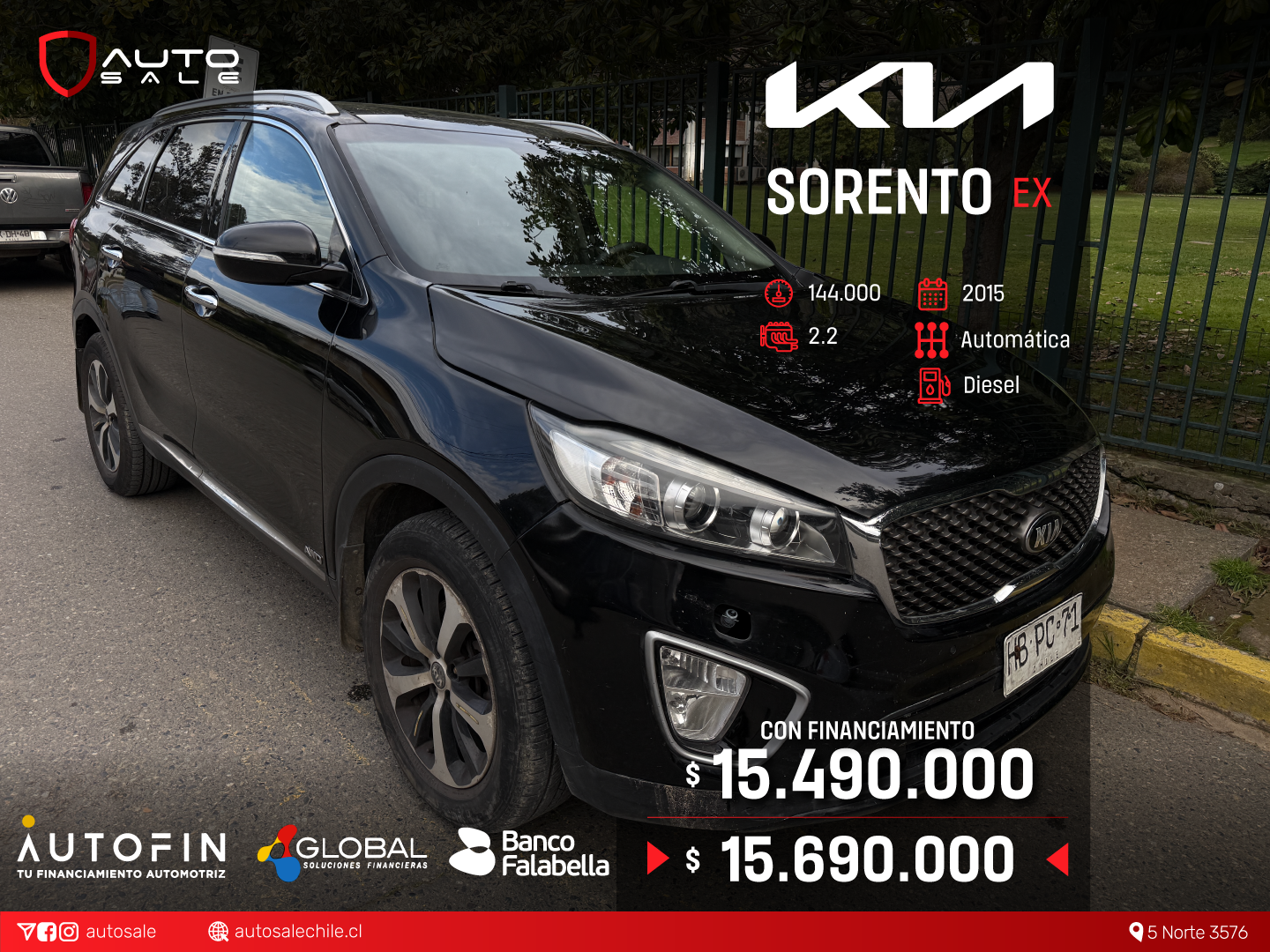 venta-autosale-KIA-SORENTO-2015